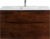 Тумба с раковиной BelBagno Marino H60 rovere moro, 100 см