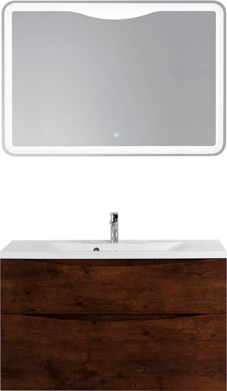 Тумба с раковиной BelBagno Marino H60 rovere moro, 100 см