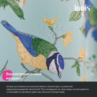 Штора для ванной IDDIS Base BP03P18i11 180х200, зеленая
