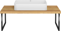 Столешница с раковиной ASB-Woodline Санди 100