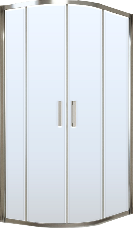 Душевой уголок Vegas Glass ZS-F Tur Novo 120*90 08 10 профиль глянцевый хром, стекло сатин