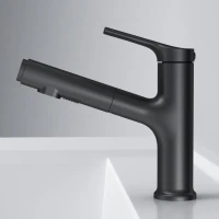 Смеситель для раковины AM.PM X-Joy S F85B02922 черный Смеситель для раковины AM.PM X-Joy S F85B02922 черный