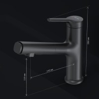 Смеситель для раковины AM.PM X-Joy S F85B02922 черный