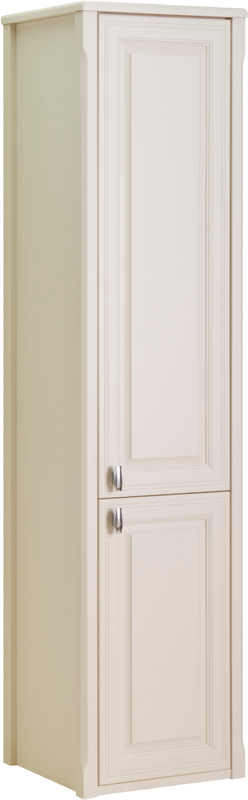 Шкаф пенал для ванной ASB-Woodline Кастелло 40 бежевый