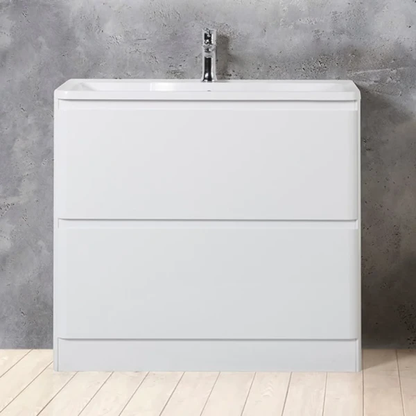 Тумба под раковину BelBagno Albano 90 напольная, bianco lucido