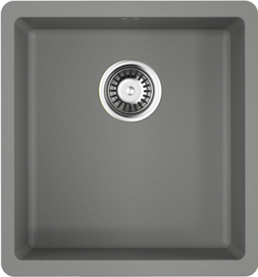 Комплект Мойка Omoikiri Kata 40-U-GR leningrad grey + Измельчитель Nagare slim 900