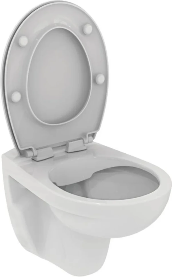 Комплект Унитаз подвесной Ideal Standard Eurovit K881201 безободковый + Инсталляция TECE Base 9400413 4 в 1 с кнопкой смыва
