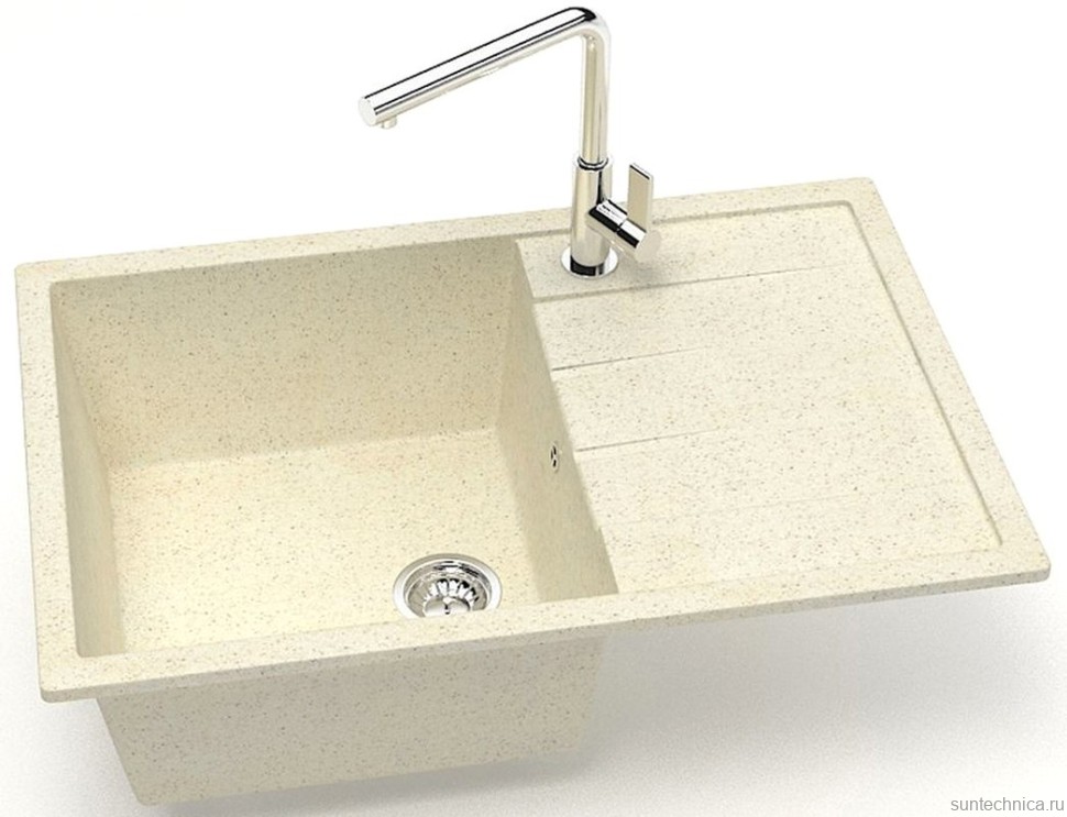 Мойка кухонная AZARIO Vision 00078338 бежевая