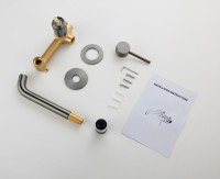 Смеситель для раковины Timo Saona 2372/18SM С ВНУТРЕННЕЙ ЧАСТЬЮ, черное золото