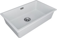 Комплект Мойка Paulmark Lumi LU74-WH белая + Измельчитель Bone Crusher BC 610-AS