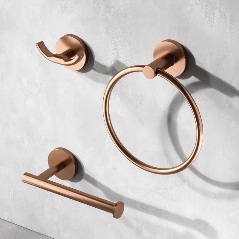 Держатель для полотенец AM.PM X-Joy A85A34444 розовое золото, кольцо