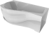 Акриловая ванна Timo Vino 1590 L 150x90, с каркасом, левая