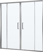 Шторка на ванну BelBagno Uno VF 2 170/145 C Cr