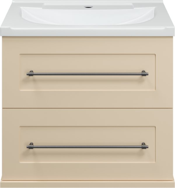 Тумба под раковину Misty Марта 60 подвесная, бежевая