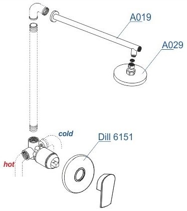 Душевой комплект Wasserkraft A12629