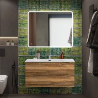 Тумба под раковину BelBagno Marino-cer-n 100 подвесная, rovere rustico