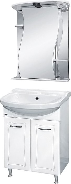 Зеркало-шкаф Misty Лиана L 55 с подсветкой