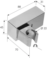 Настенный держатель Remer 339S Настенный держатель Remer 339S
