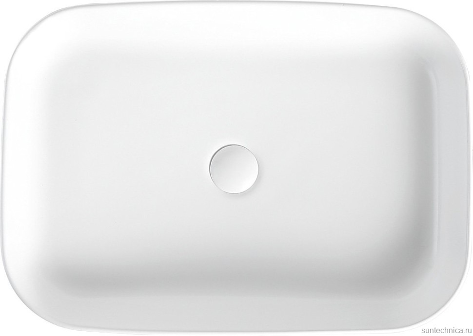 Тумба с раковиной Orange Line 100 подвесная, 2 ящика, матовая белая с раковиной B03-600W