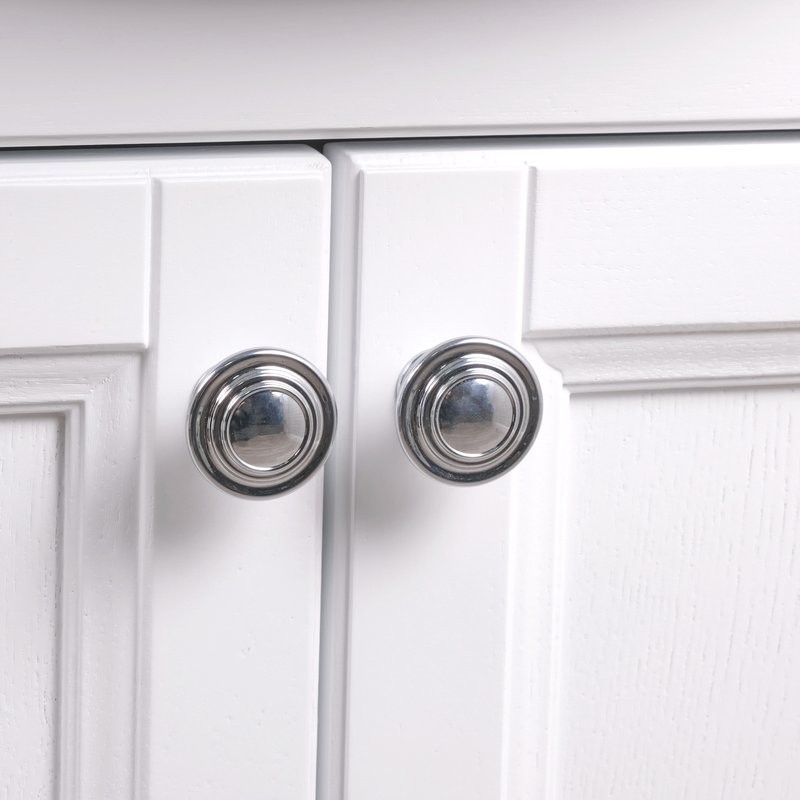 Мебель для ванной комнаты ValenHouse Эллина 80 белая, 2 дверцы, ручки хром