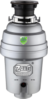 Комплект Мойка D&K DKS605006 графит + Измельчитель Zorg Inox D