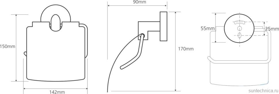 Набор Держатель Bemeta Omega 104212012 + Ершик 104113012