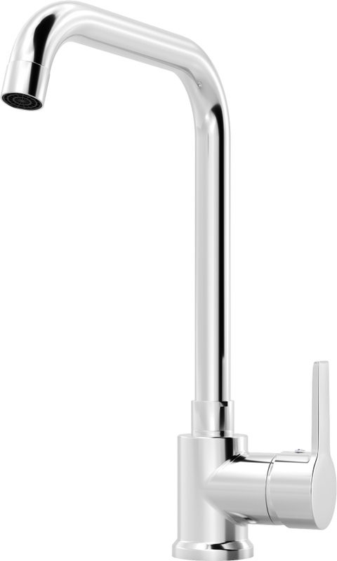 Комплект Мойка GranFest Quadro GR Q-650 L терракот + Смеситель MEGA Ege MG-PL10 хром