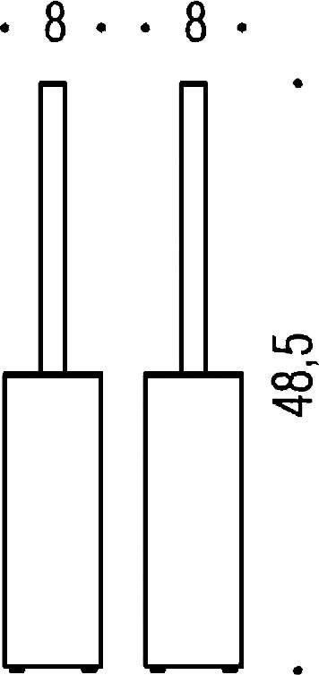 Набор Держатель Colombo Design Look B1608.000 + Ершик B1606.000