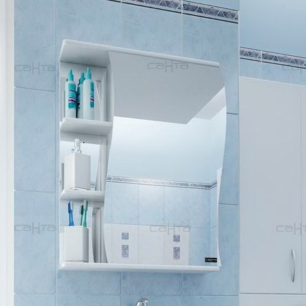 Зеркало-шкаф СанТа Волна R 50