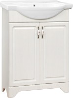 Тумба с раковиной Style Line Олеандр-2 65 Люкс, рельеф пастель