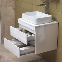 Тумба с раковиной Vigo Urban 70 подвесная, белая, раковина Urban 50