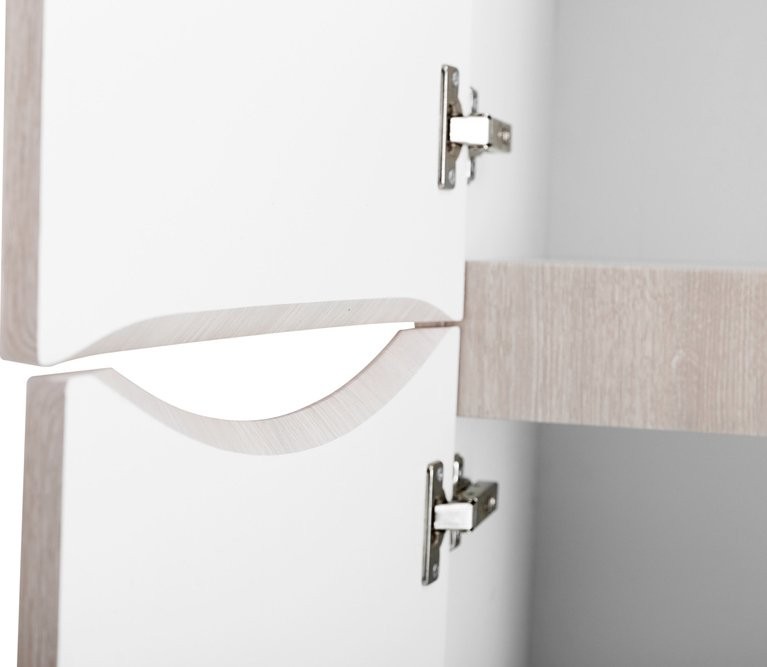 Шкаф пенал для ванной BelBagno Fly -Marino L rovere grigio
