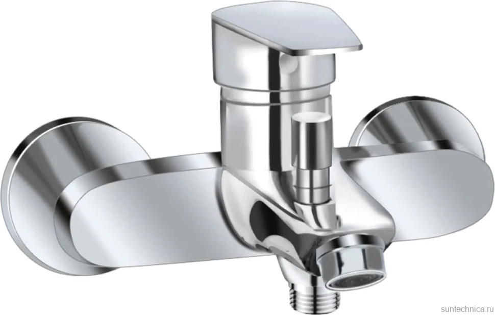 Смеситель для ванны с душем AQUAme Prato AQMP6112 хром