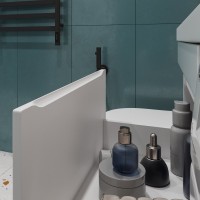 Тумба с раковиной Vigo Urban 60 L 1 ящик, под стиральную машину, белая