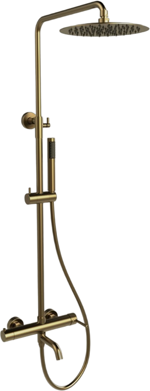 Душевая стойка Raiber Graceful RPG-006 матовое золото