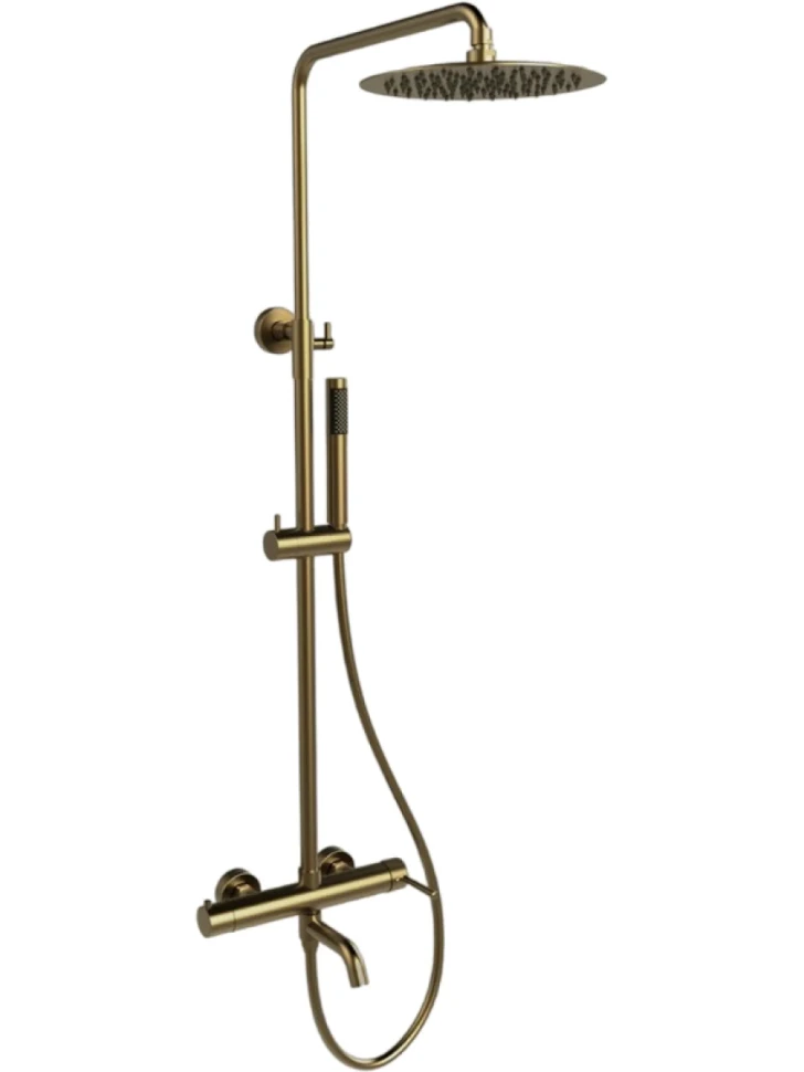 Душевая стойка Raiber Graceful RPG-006 матовое золото