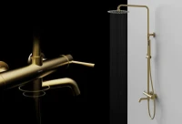 Душевая стойка Raiber Graceful RPG-006 матовое золото Душевая стойка Raiber Graceful RPG-006 матовое золото