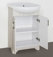 Тумба с раковиной Style Line Олеандр-2 55 Люкс, рельеф пастель