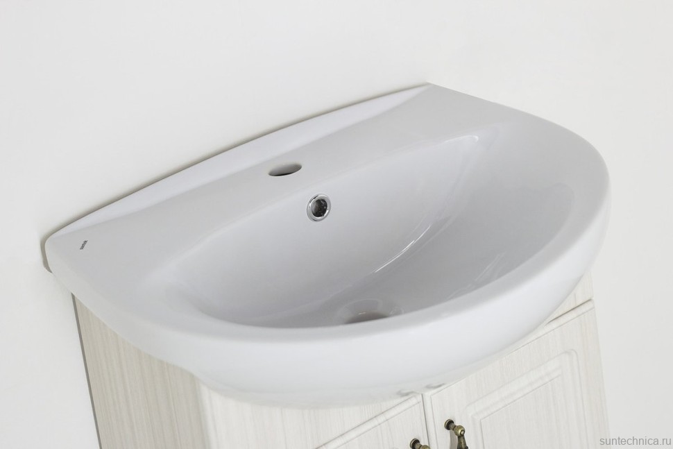 Тумба с раковиной Style Line Олеандр-2 55 Люкс, рельеф пастель