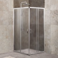Душевой уголок BelBagno Unique A-2-85/100-P-Cr стекло punto