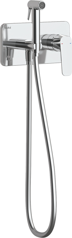 Гигиенический душ Teska Alia BTK6600 со смесителем, С ВНУТРЕННЕЙ ЧАСТЬЮ, хром
