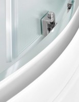 Душевая кабина DTO D EM4510N профиль хром, стекло матовое с узором