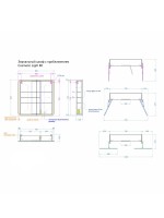 Зеркало-шкаф Alavann Cosmetic Light трюмо 80x80 с приближением, с подсветкой, глянцевый белый