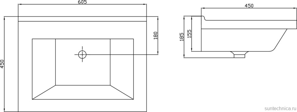Мебель для ванной комнаты ASB-Mebel Адель 60 белый, дуб сонома