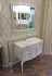 Мебель для ванной Opadiris Лаура 100 белая с патиной