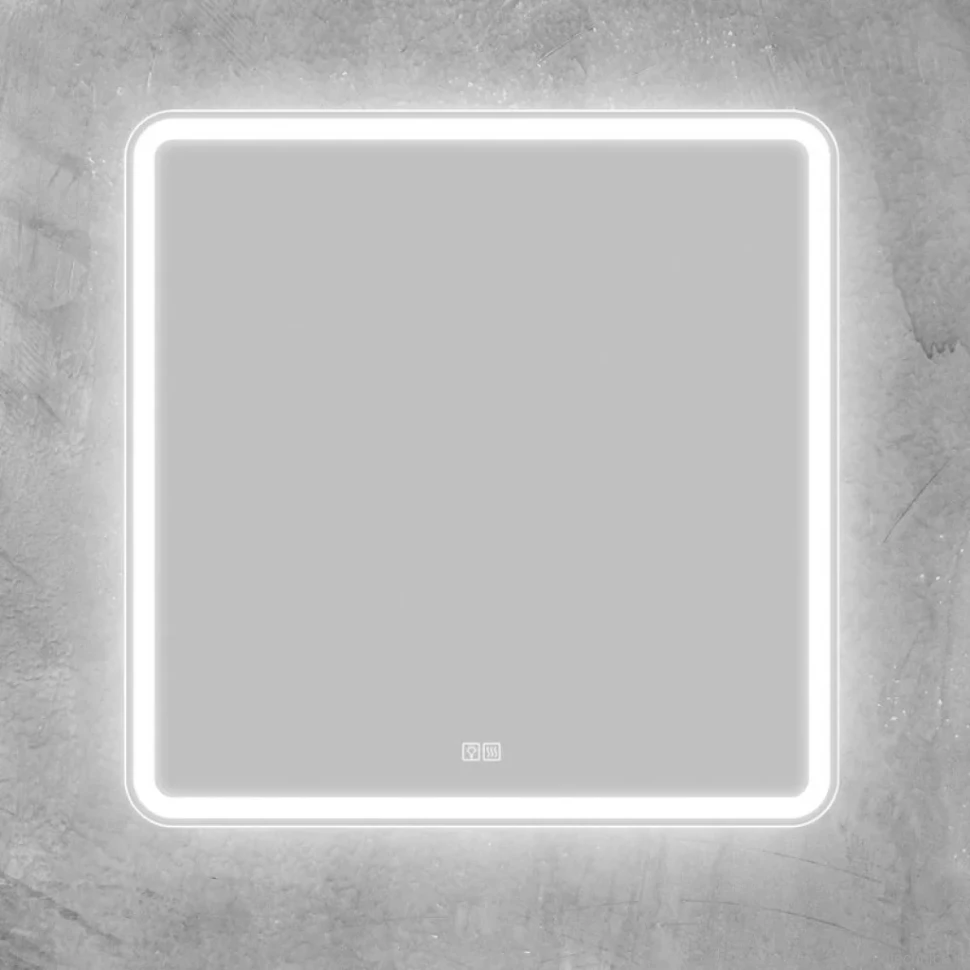 Зеркало BelBagno SPC-MAR-800-800-LED-TCH-WARM с подсветкой и подогревом