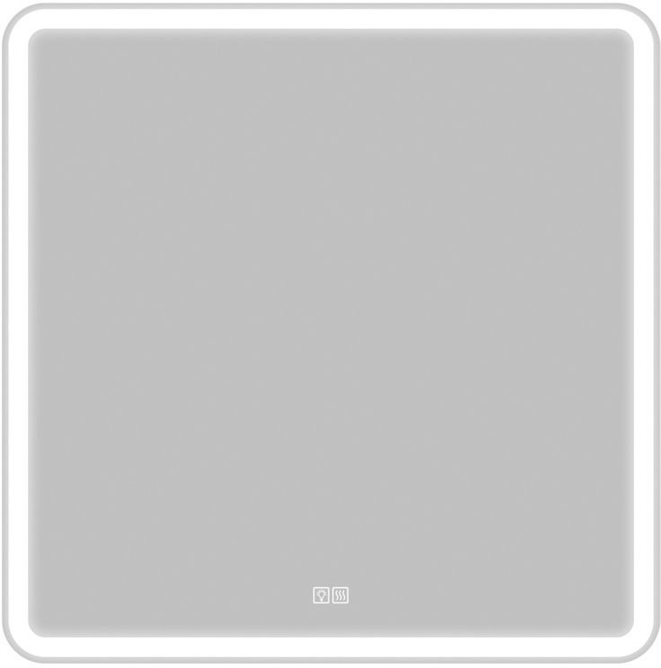 Зеркало BelBagno SPC-MAR-800-800-LED-TCH-WARM с подсветкой и подогревом