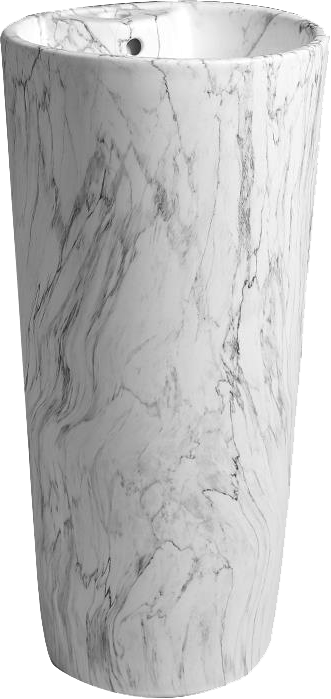 Раковина SantiLine SL-4008 мрамор