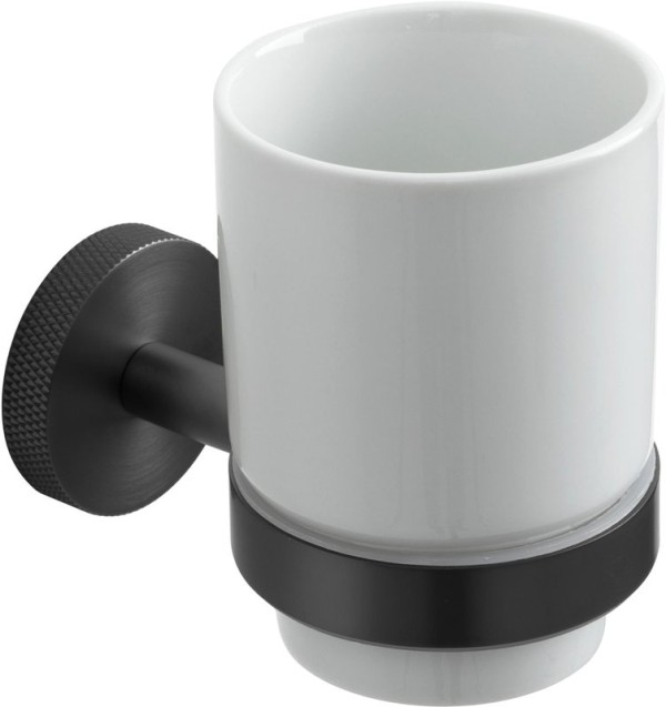 Стакан для ванной Allen Brau Priority 6.31002-MG настенный, серый, керамический