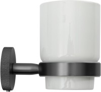 Стакан для ванной Allen Brau Priority 6.31002-MG настенный, серый, керамический Стакан для ванной Allen Brau Priority 6.31002-MG настенный, серый, керамический